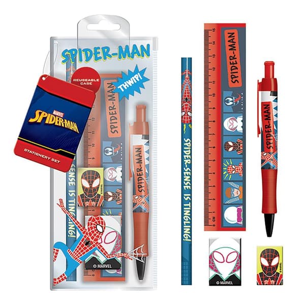 Spider-Man Skiss Skrivset (5-pack)