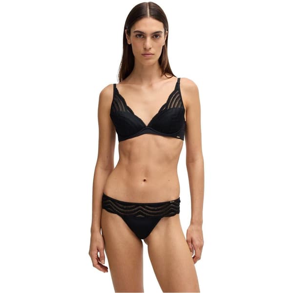 Boss Womens/Ladies Wave Pattern Lace Underwired Bra