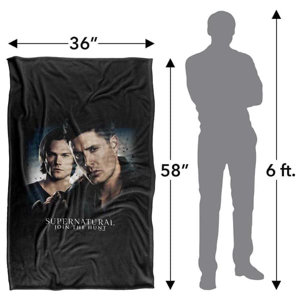 Supernatural Sam & Dean Join The Hunt Soft Touch Blanket