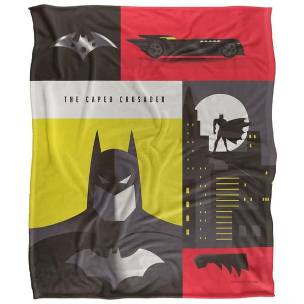 Batman Silky Icons Soft Touch Blanket