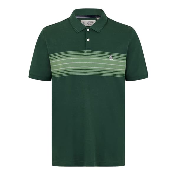 Original Penguin Randig Pikétröja för Herr