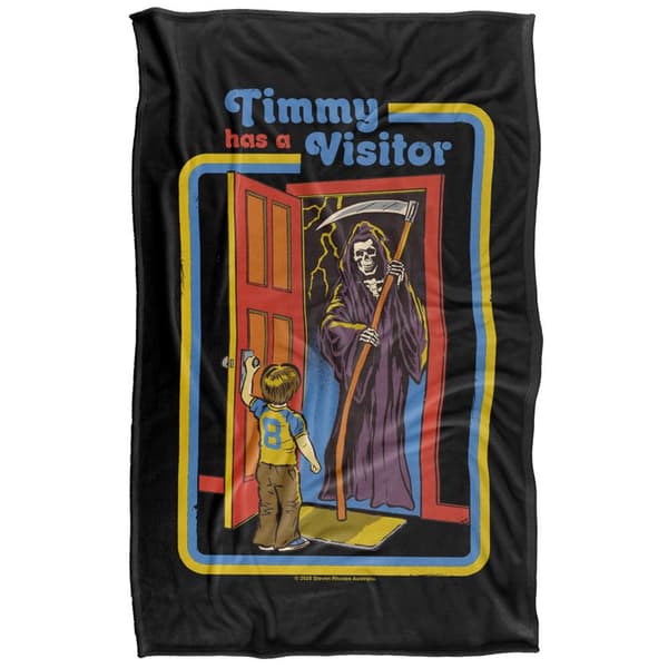 Steven Rhodes Timmy Has A Visitor Soft Touch Blanket