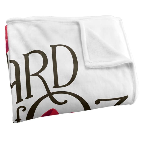 The Wizard Of Oz Vector Soft Touch Logo Blanket
