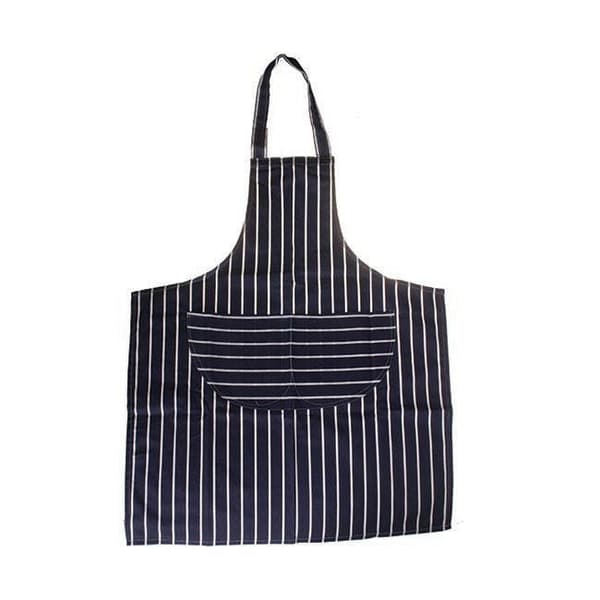 Butchers Stripe Apron Navy