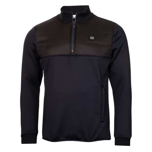 Calvin Klein Mens Half Zip Golf Jacket
