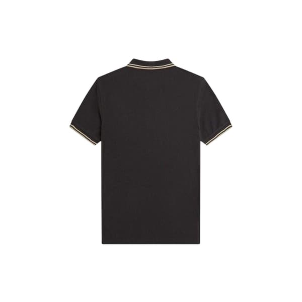 Fred Perry Pikétröja med dubbla ränder för män