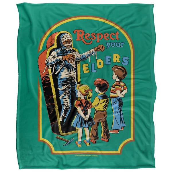 Steven Rhodes Respect Your Elders Soft Touch Blanket