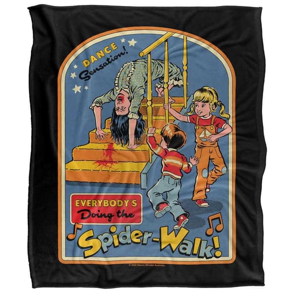 Steven Rhodes Everyones Doing The Spiderwalk Soft Touch Blanket