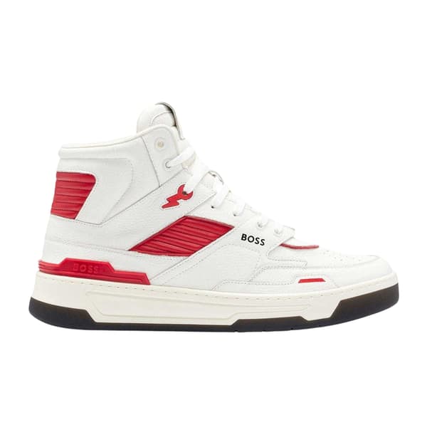 Boss Mens Leather Trainers
