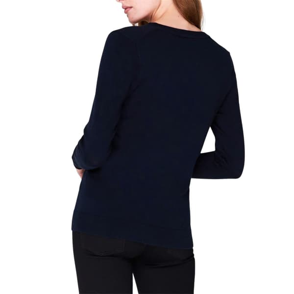 Tommy Hilfiger Dam/Kvinnor Bomull V-ringad Tröja Topp
