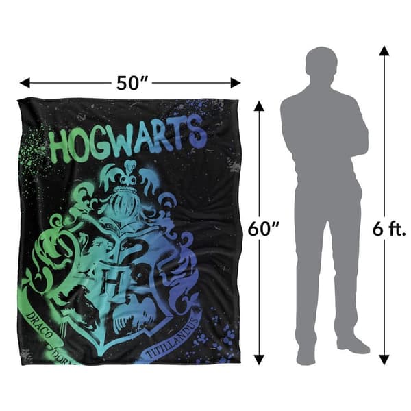 Harry Potter Hogwarts Spray Paint Blanket