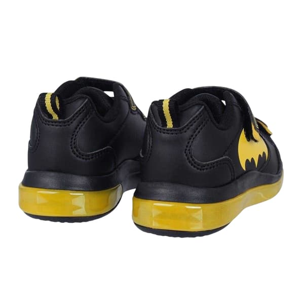Batman Boys Light Up Hook and Loop Trainers