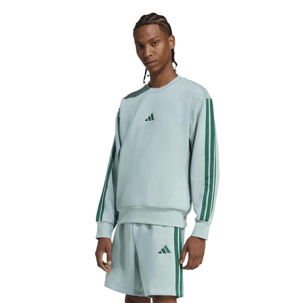 Adidas Herr 3 ränder fleecetröja