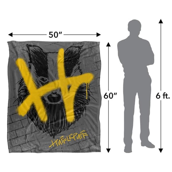 Harry Potter Hufflepuff Graffiti Filt
