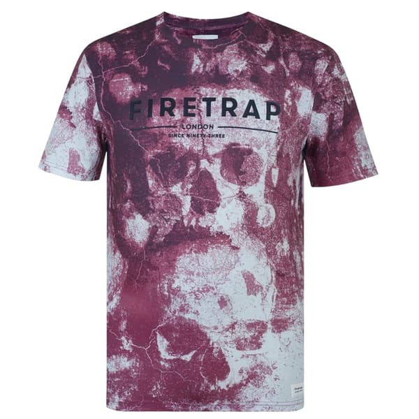 Firetrap Herr Sub Heltäckande Tryckt T-shirt