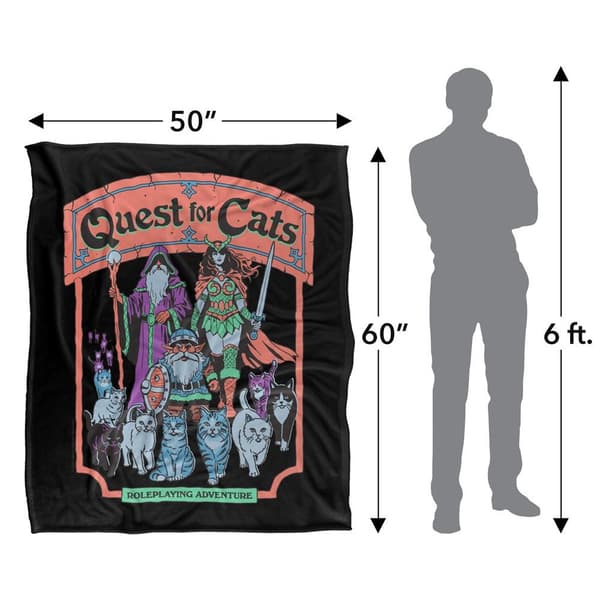 Steven Rhodes Quest For Cats Soft Touch Blanket