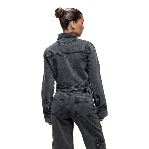 Good For Nothing Dam/Dam Croppad Jeansjacka