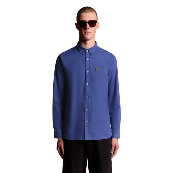 Lyle & Scott Mens Plain Flannel Shirt