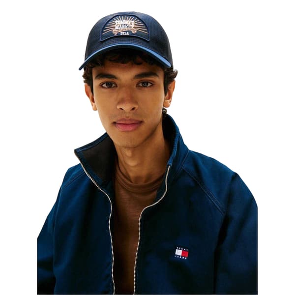 Tommy Hilfiger Herr Broderad Logotyp Truckerkeps