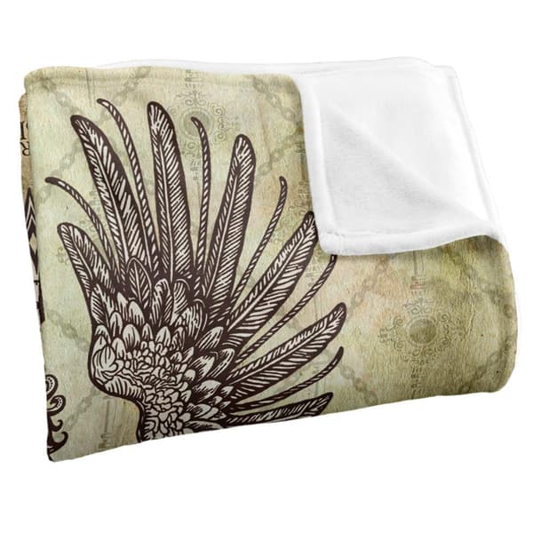 Fantastic Beasts Crest Dumbledore Blanket