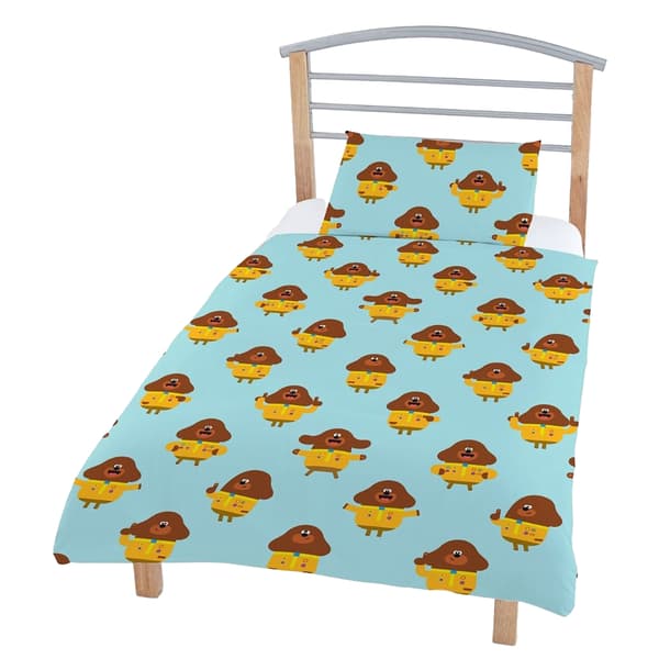 Hey Duggee Stripe Påslakanset