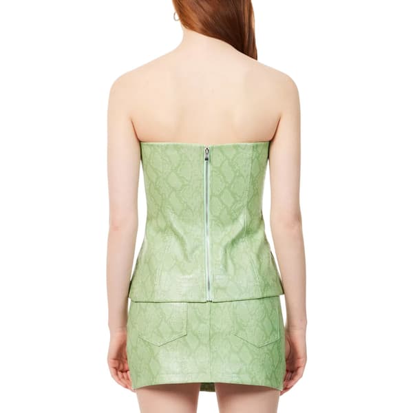 AmyLynn Dam/Dam Ormskinnsmönstrad Slim Tube Top