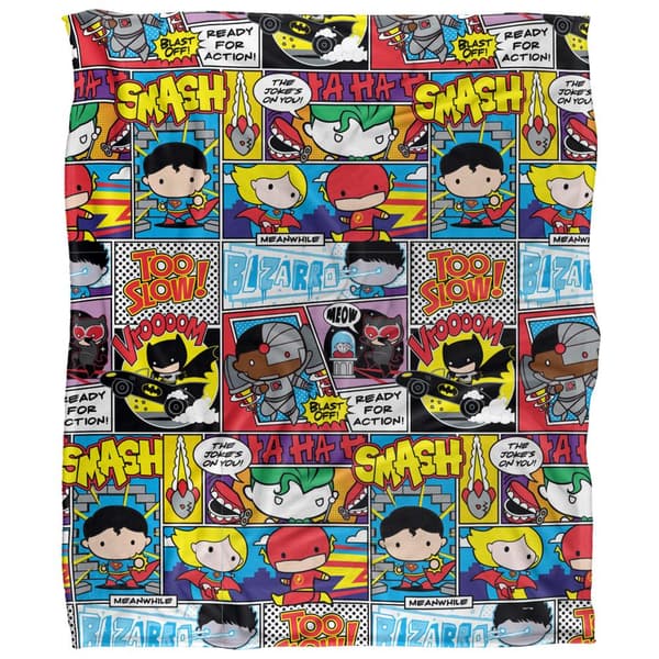 Justice League Chibi Comic Collage Filt