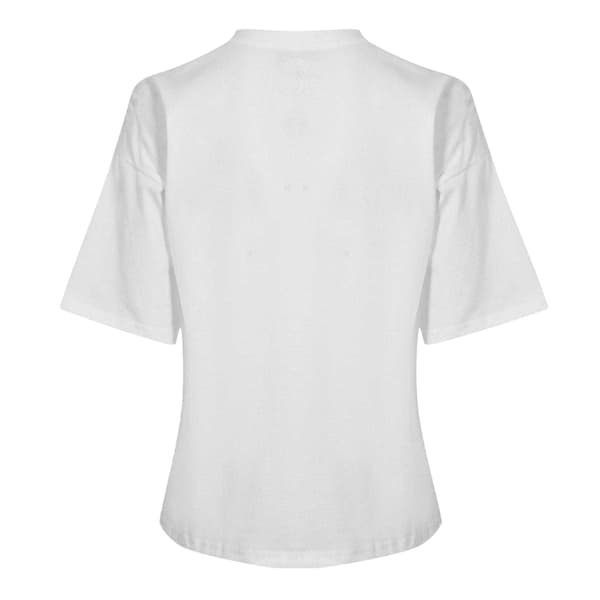 Never Fully Dressed Naisten Peach Boxy T-paita
