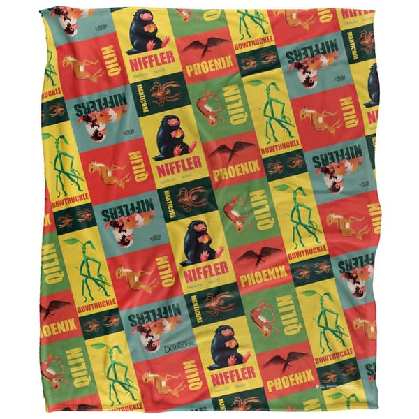 Fantastic Beasts Collage Blanket