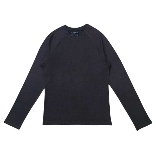 Howick Pyjamas för män, långärmad, rund hals, enfärgad