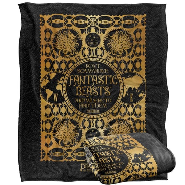 Fantastic Beasts Art Deco Blanket