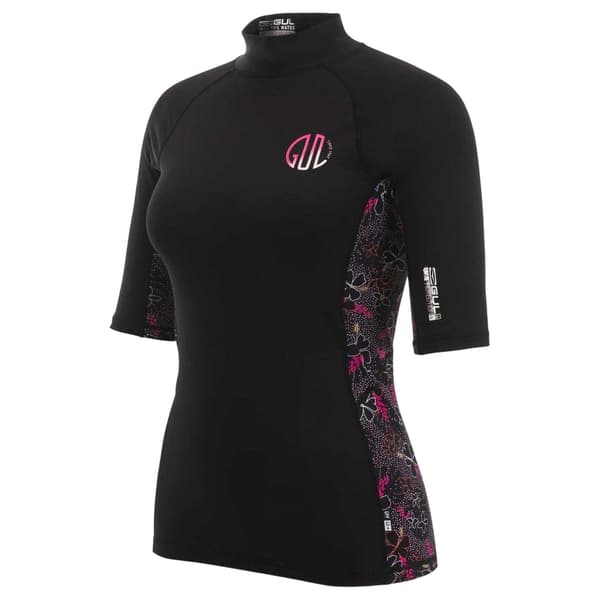 Gul Dam Blommig Rash Guard