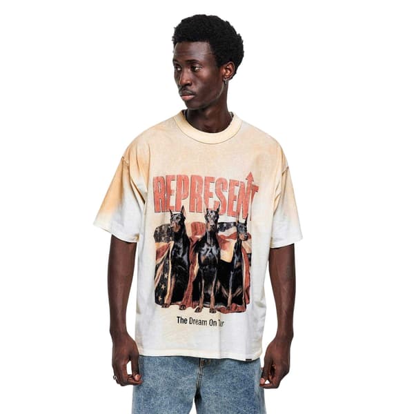 Represent Mens Logo Oversized T-Shirt