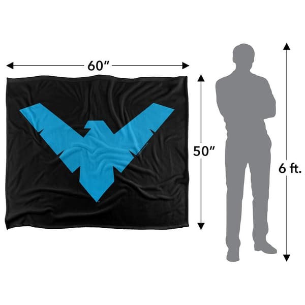 Batman Logo Nightwing Blanket