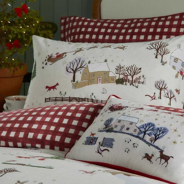 Furn Cotswold Christmas Vändbart Påslakanset med Tryck