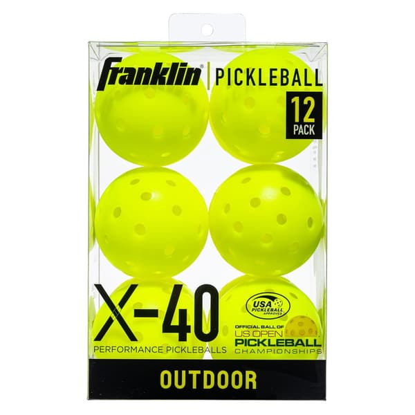 Franklin X-40 Utomhus Pickleballbollar (6-pack)