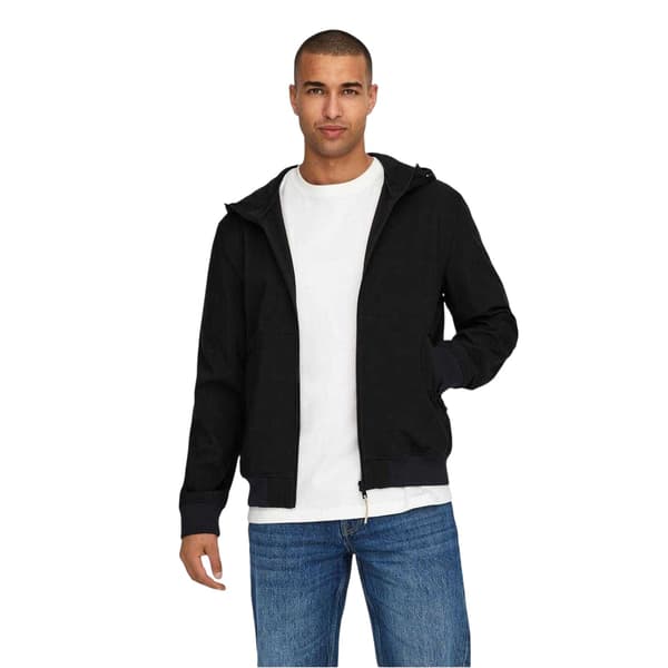 Only Mens Bowie Hooded Soft Shell Jacket