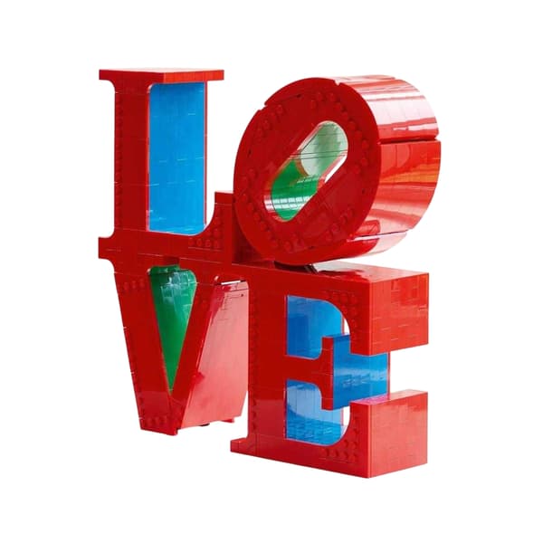 Lego LOVE Pop Art Model Building Set