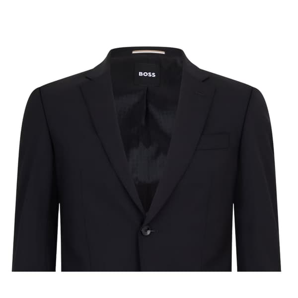Boss Mens Lapel Collar Regular Formal Suit Jacket