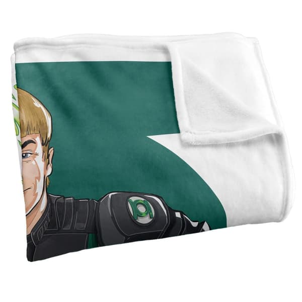 Superman Green Lantern 2025 Logo Soft Touch Blanket