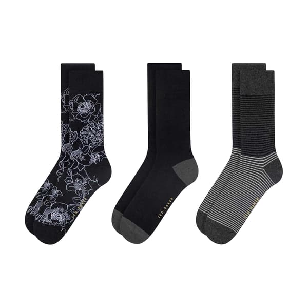 Ted Baker Formella Crew-strumpor för män (3-pack)