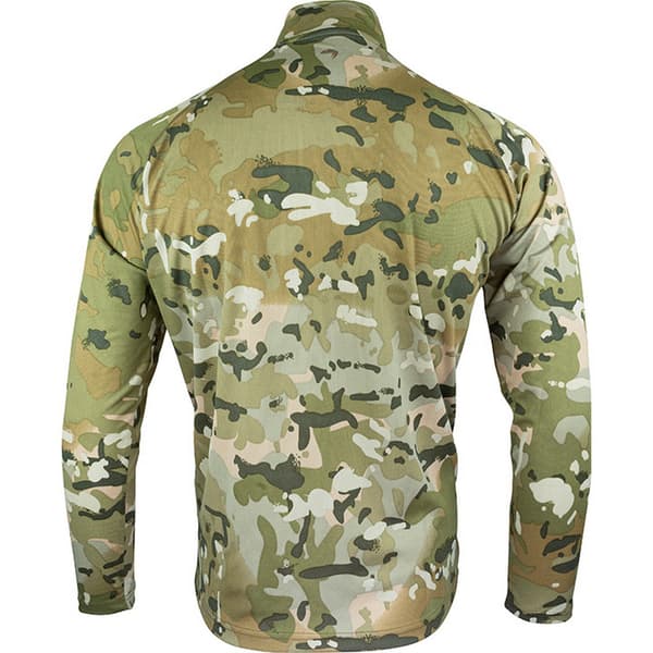 Viper Mens Armour Camo Mesh Quarter Zip Midlayer