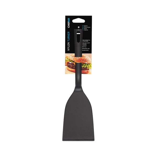 Chef Aid Nylonstekspade Svart