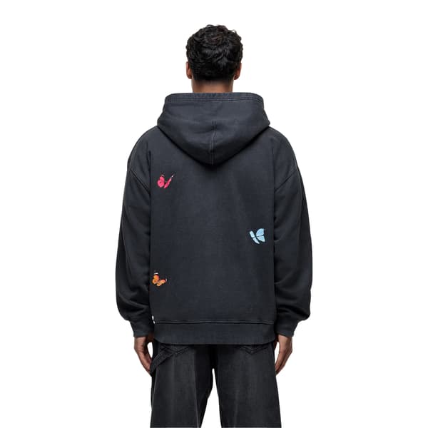 Good For Nothing Herr Butterfly Oversized Full Zip Hoodie