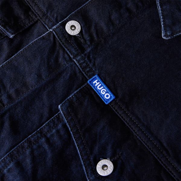 Hugo Herr Dex Denim Bröstficka Slim Trucker Jacka