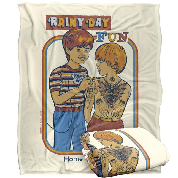 Steven Rhodes Rainy Day Fun Soft Touch Blanket