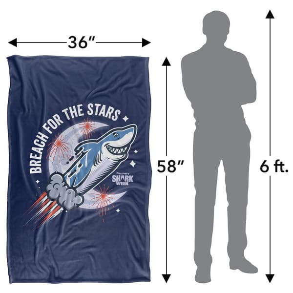 Shark Week Breach For The Stars Throw