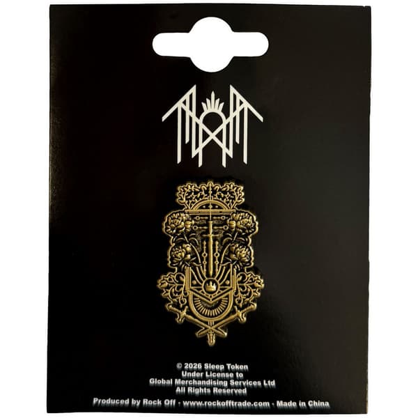Sleep Token Damocles Pin Crest Badge