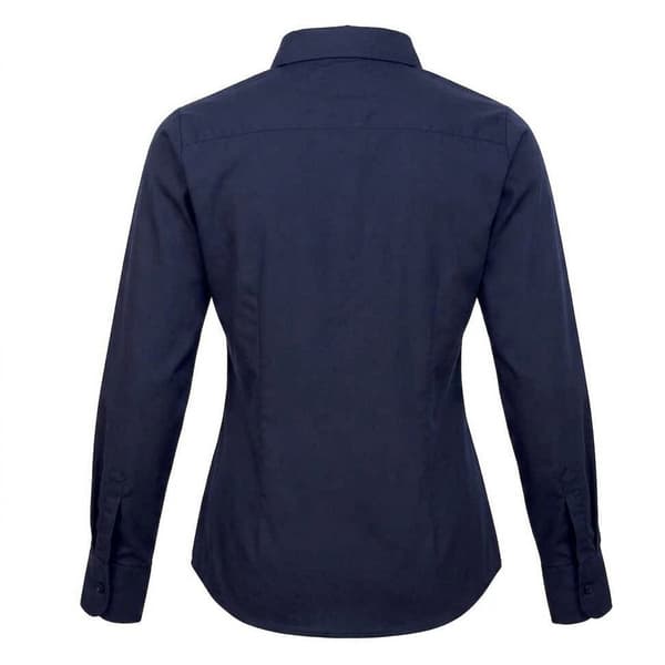 Premier Dam/Dam Poplin Långärmad Blus