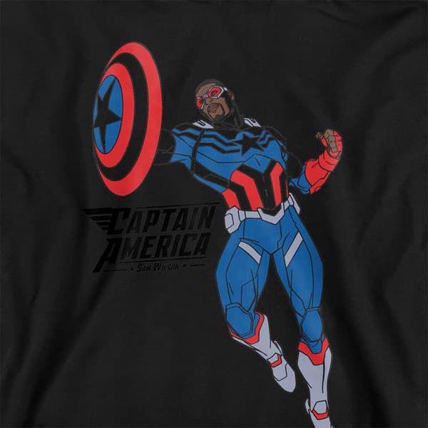 Captain America Barn/Kids Sam Wilson Doodle Pull Over Hoodie